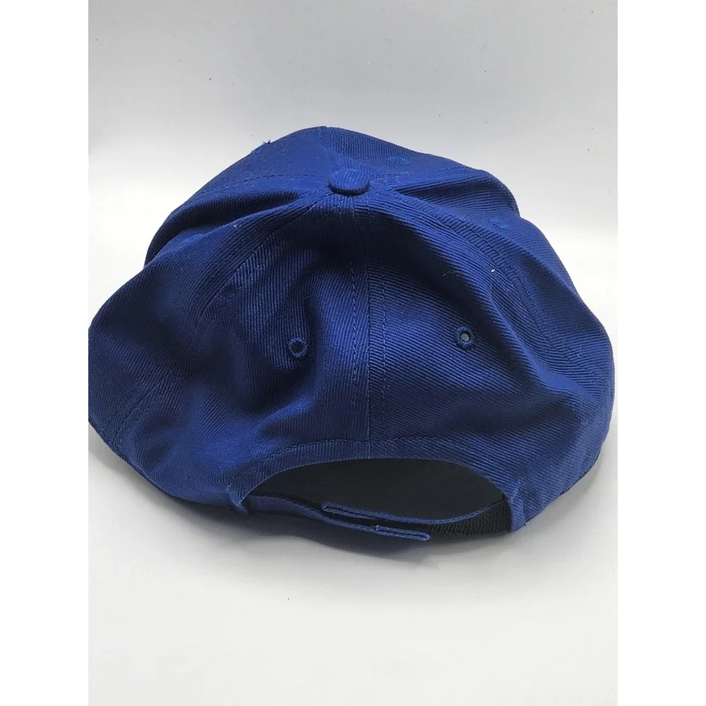 Los Angeles Dodgers Hat Cap Strap Back One Size Blue MLB Baseball 2024 Champions